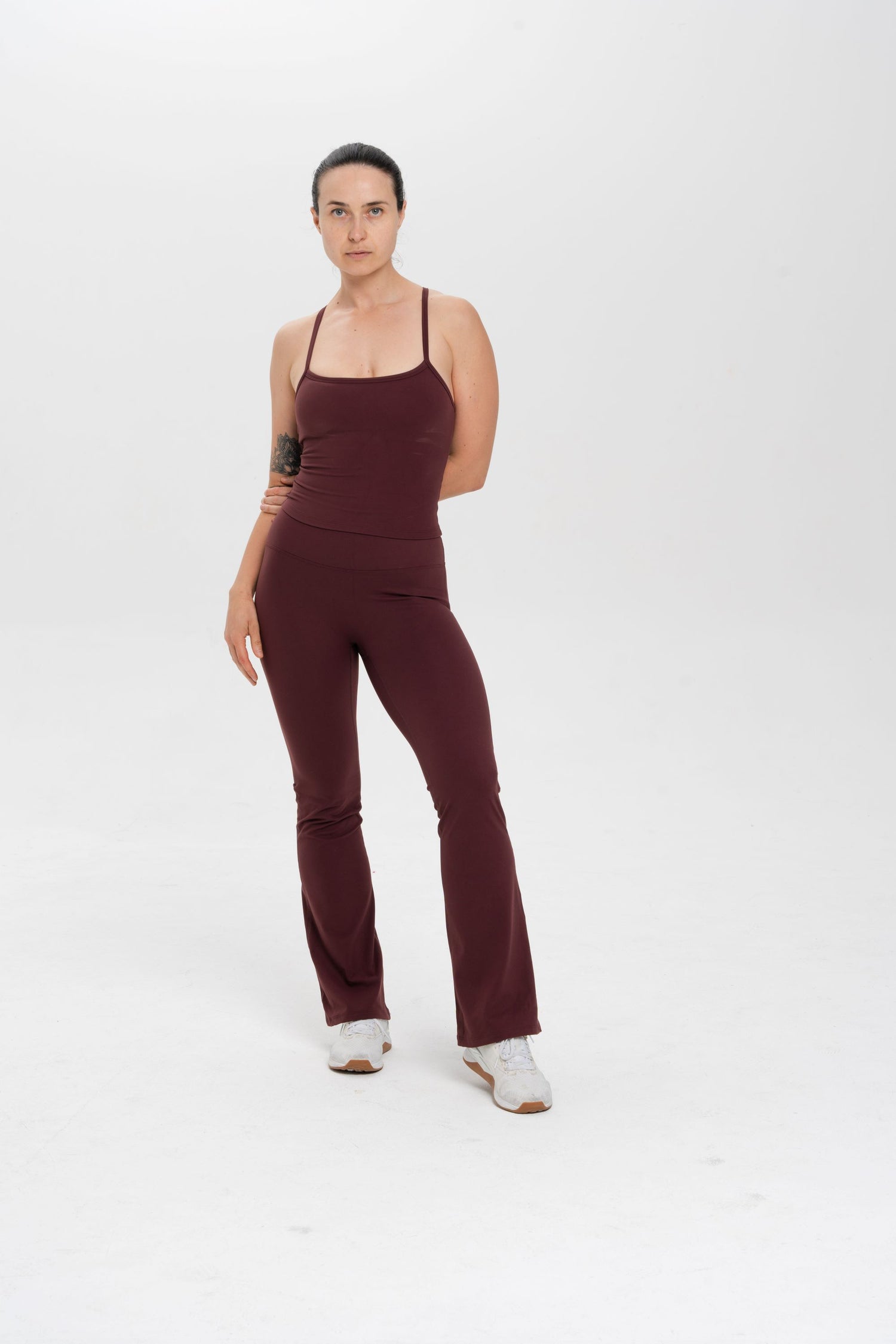 Farrah Flare - Burgundy Babe