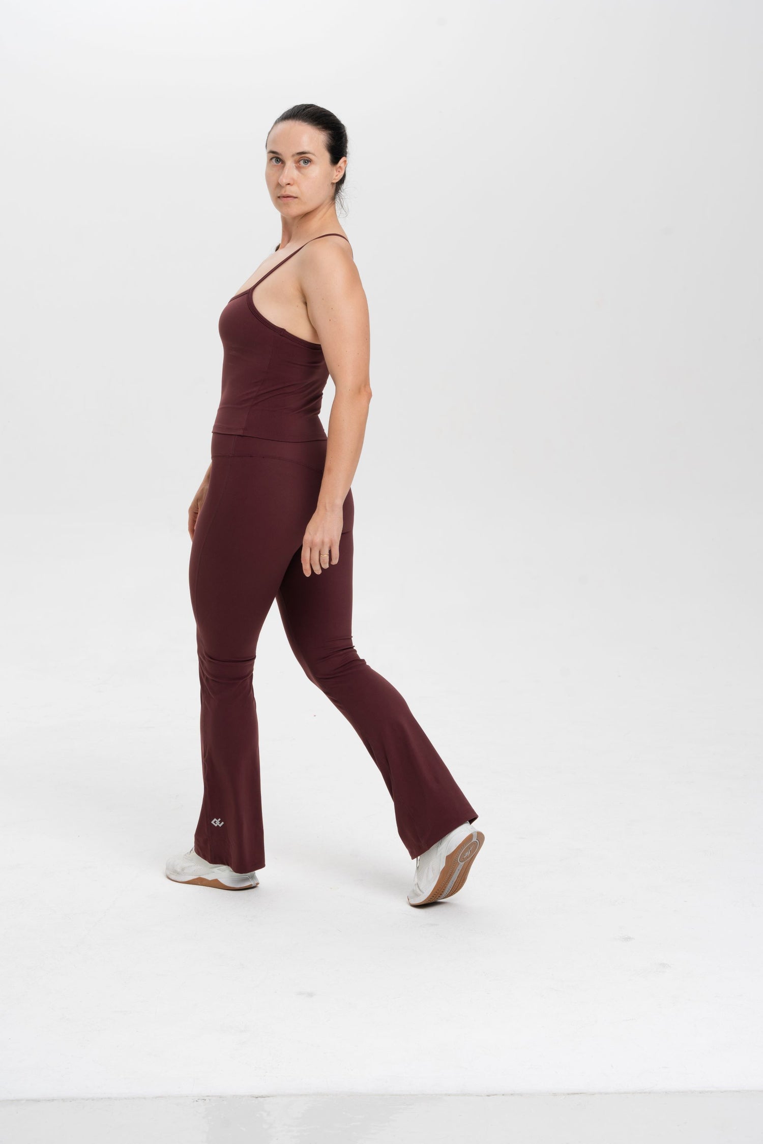 Farrah Flare - Burgundy Babe