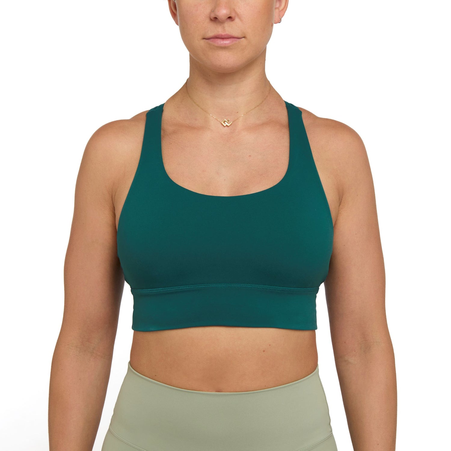 Hold Me Closer Bra- Peacock Green