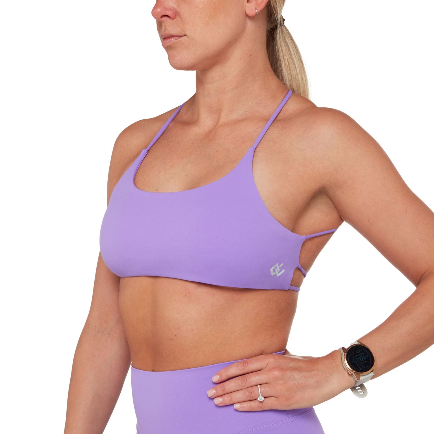 Show Me More Bra - Heathered Purple